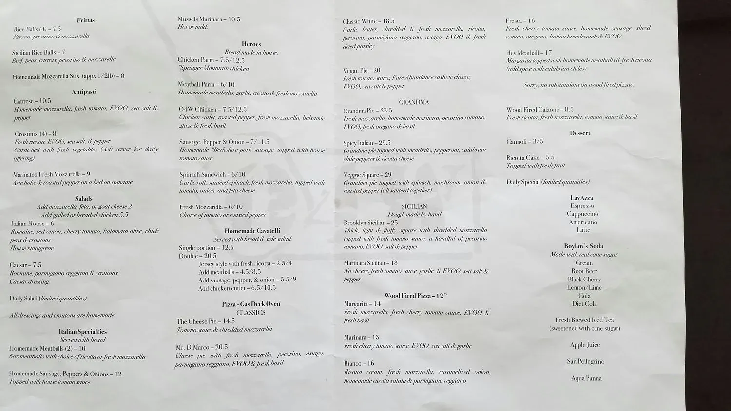 Menu 2