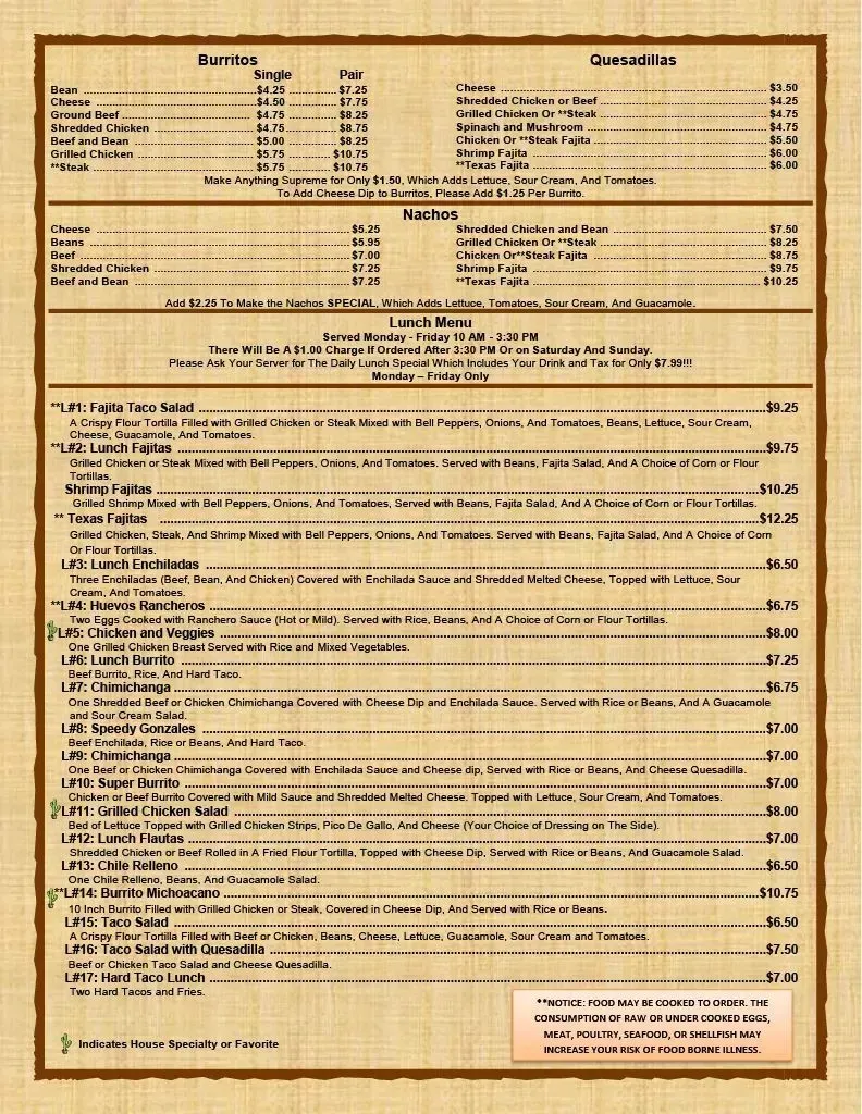 Menu 3