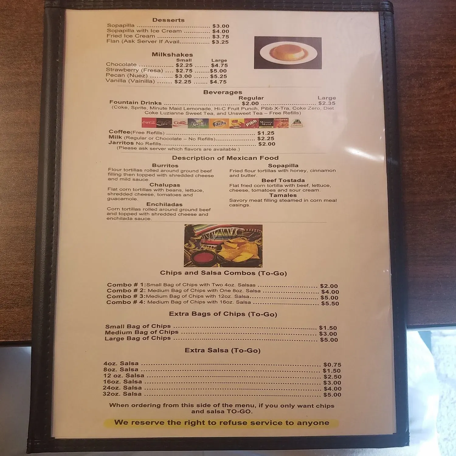 Menu 6