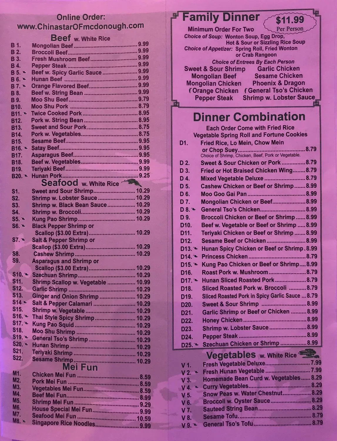 Menu 6