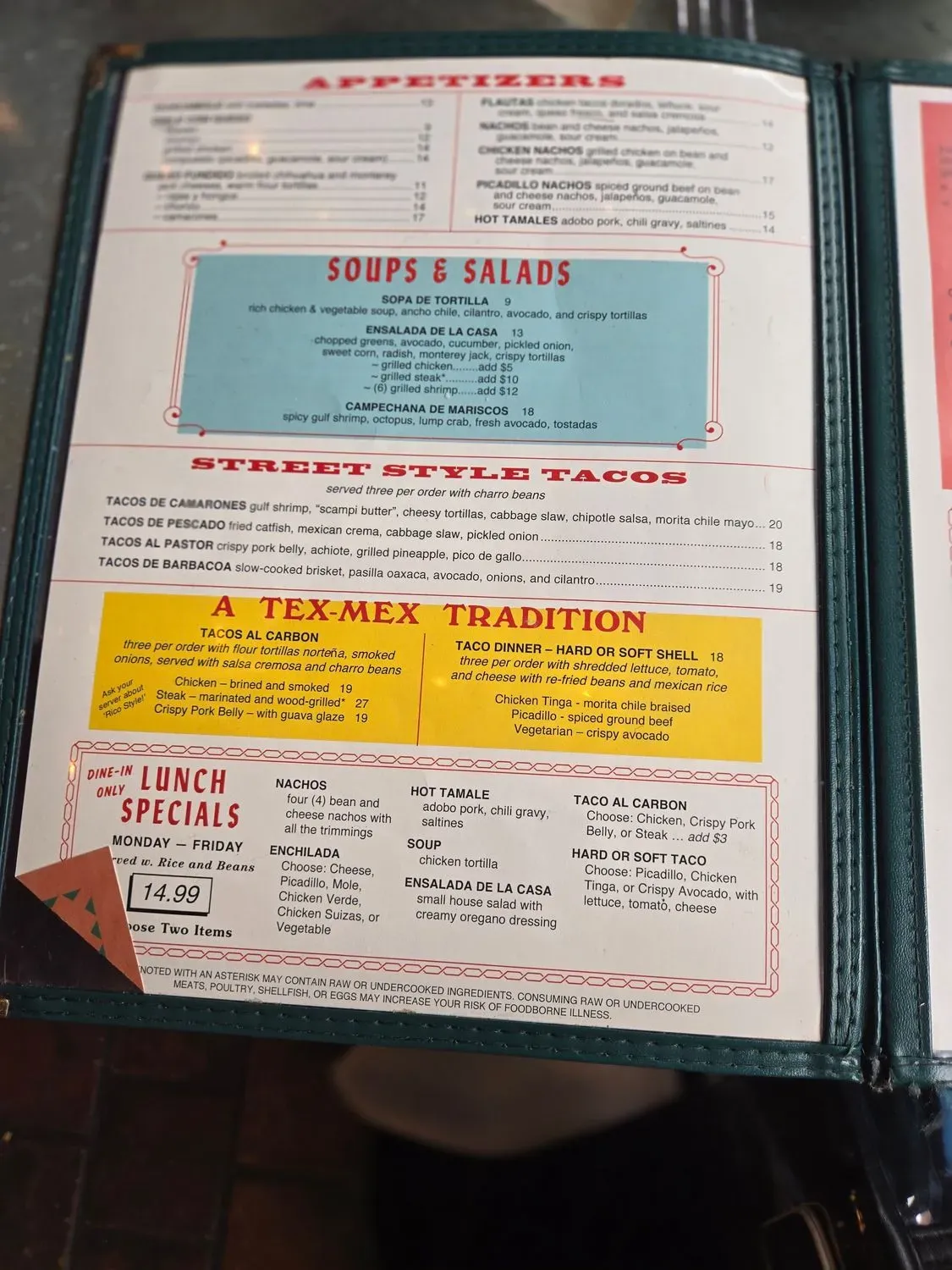 Menu 4