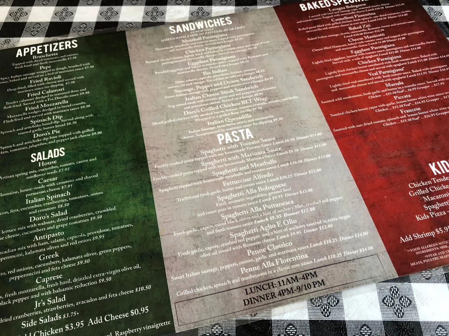 Menu 4