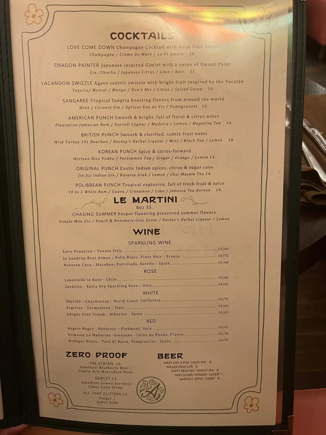 Menu 6