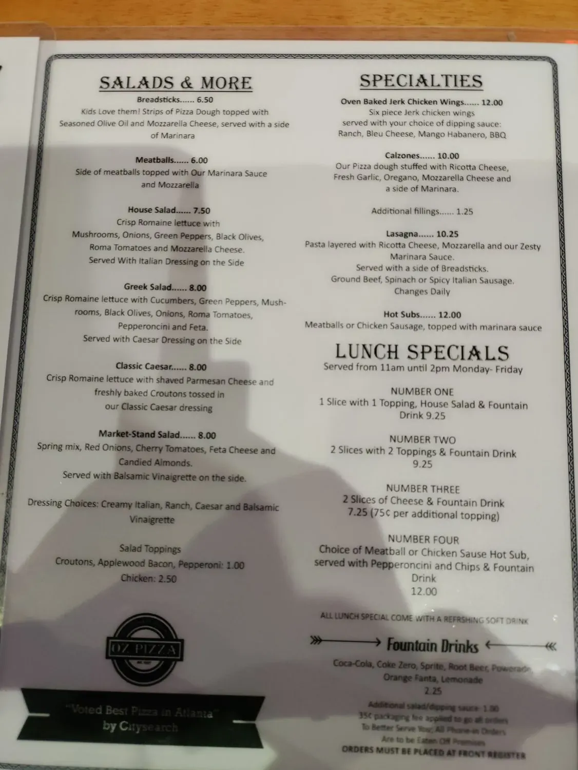 Menu 3