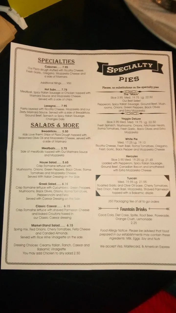 Menu 5