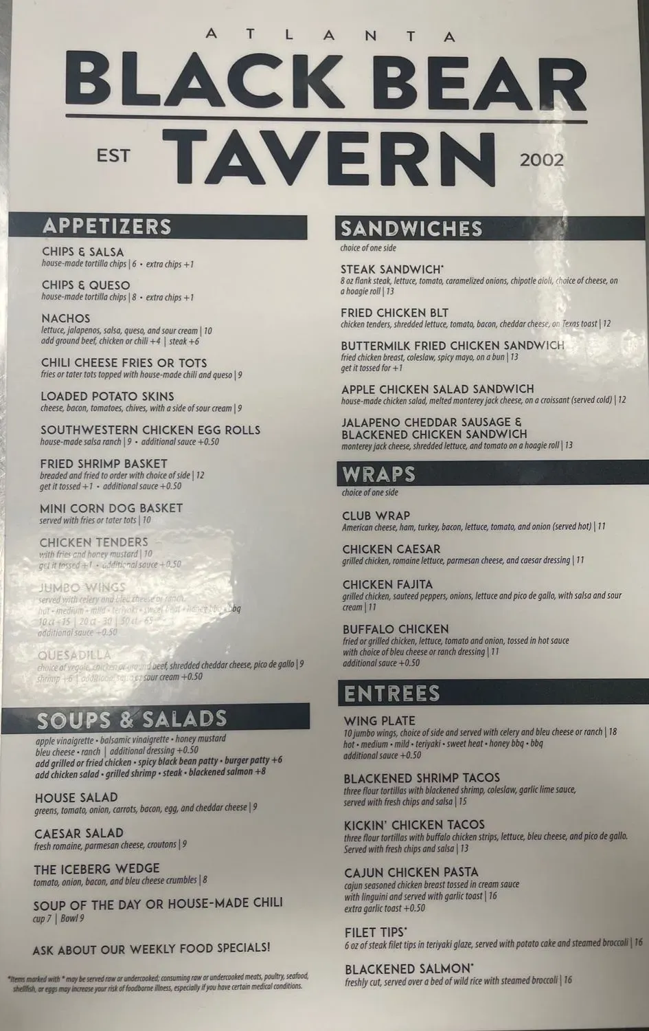 Menu 6