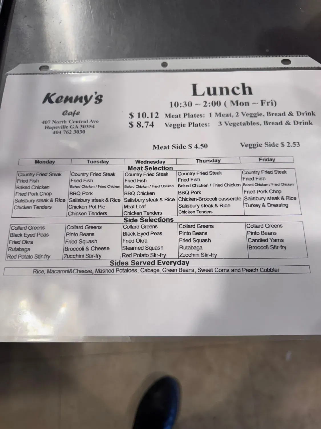 Menu 4