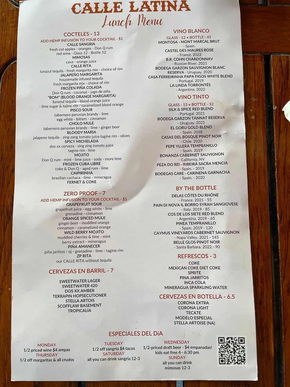 Menu 2