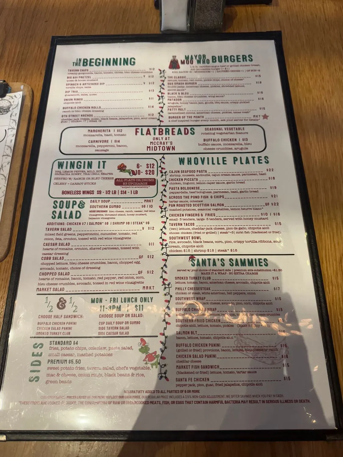 Menu 3