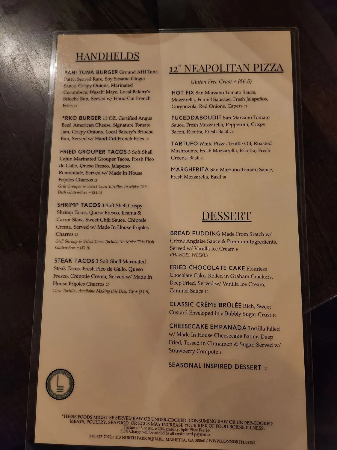 Menu 3