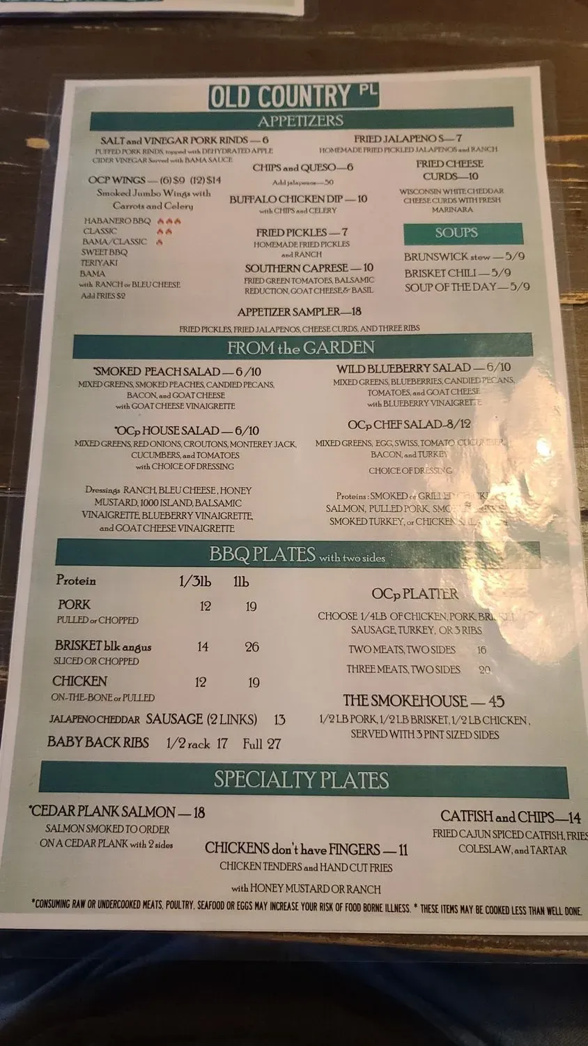 Menu 6