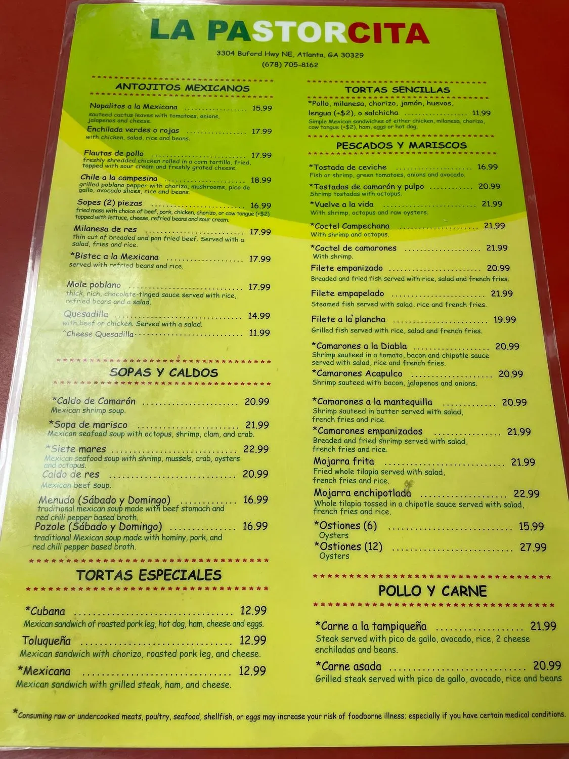 Menu 2