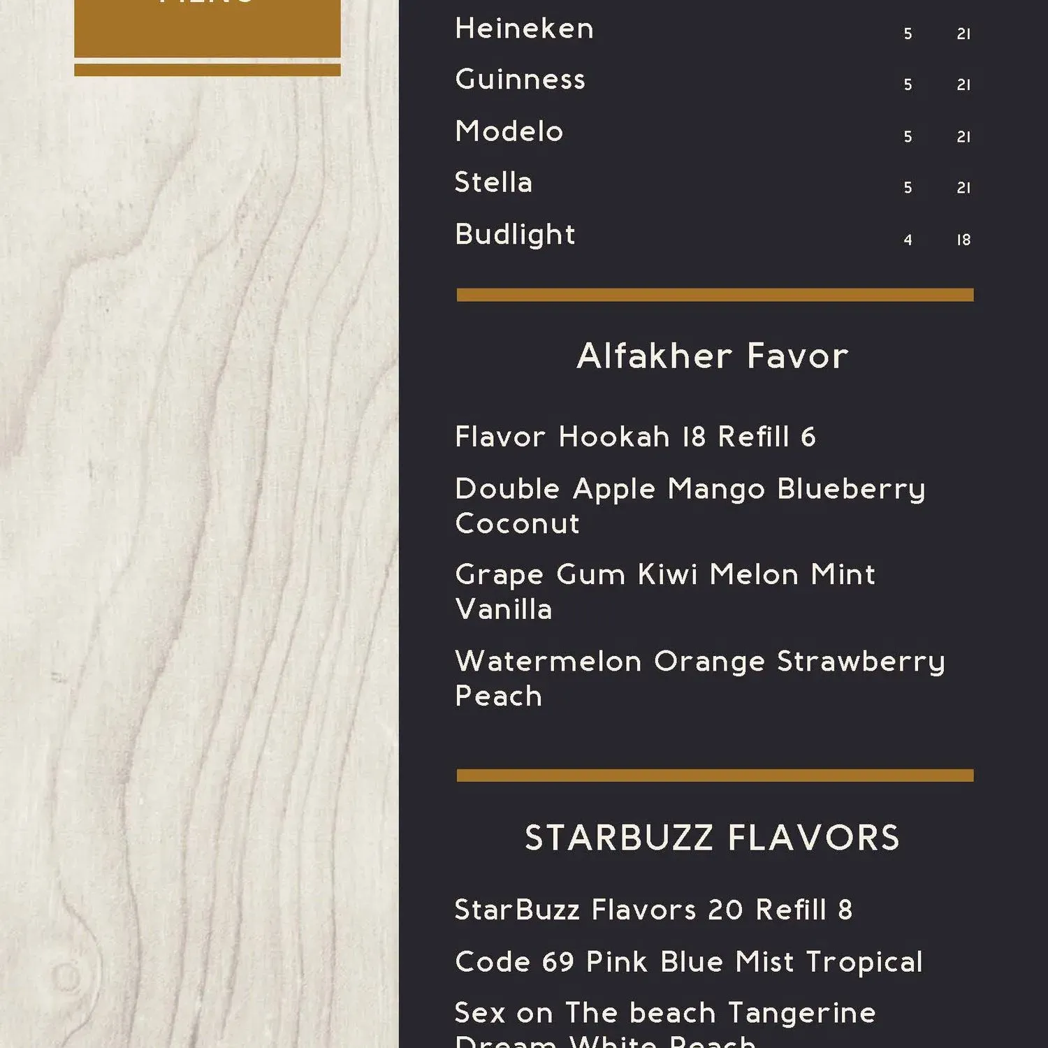 Menu 3