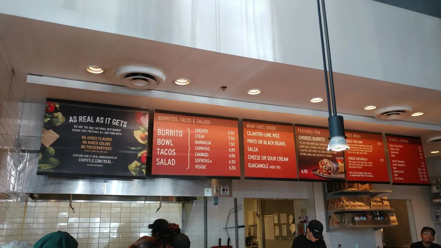 Chipotle Mexican Grill Menu - Updated November 2025