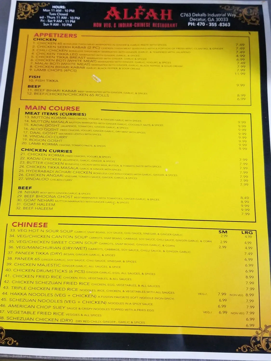 Menu 4