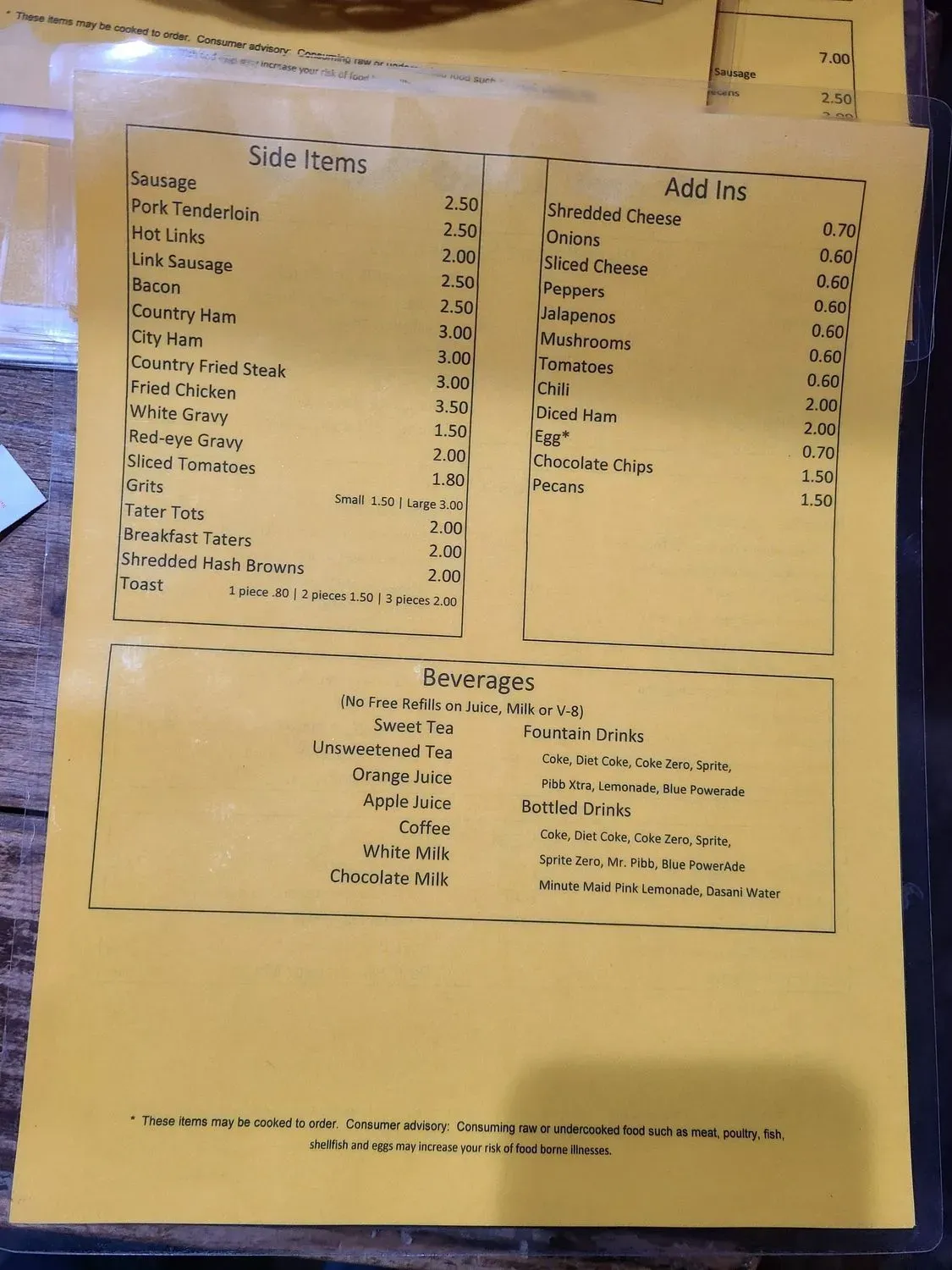 Menu 4