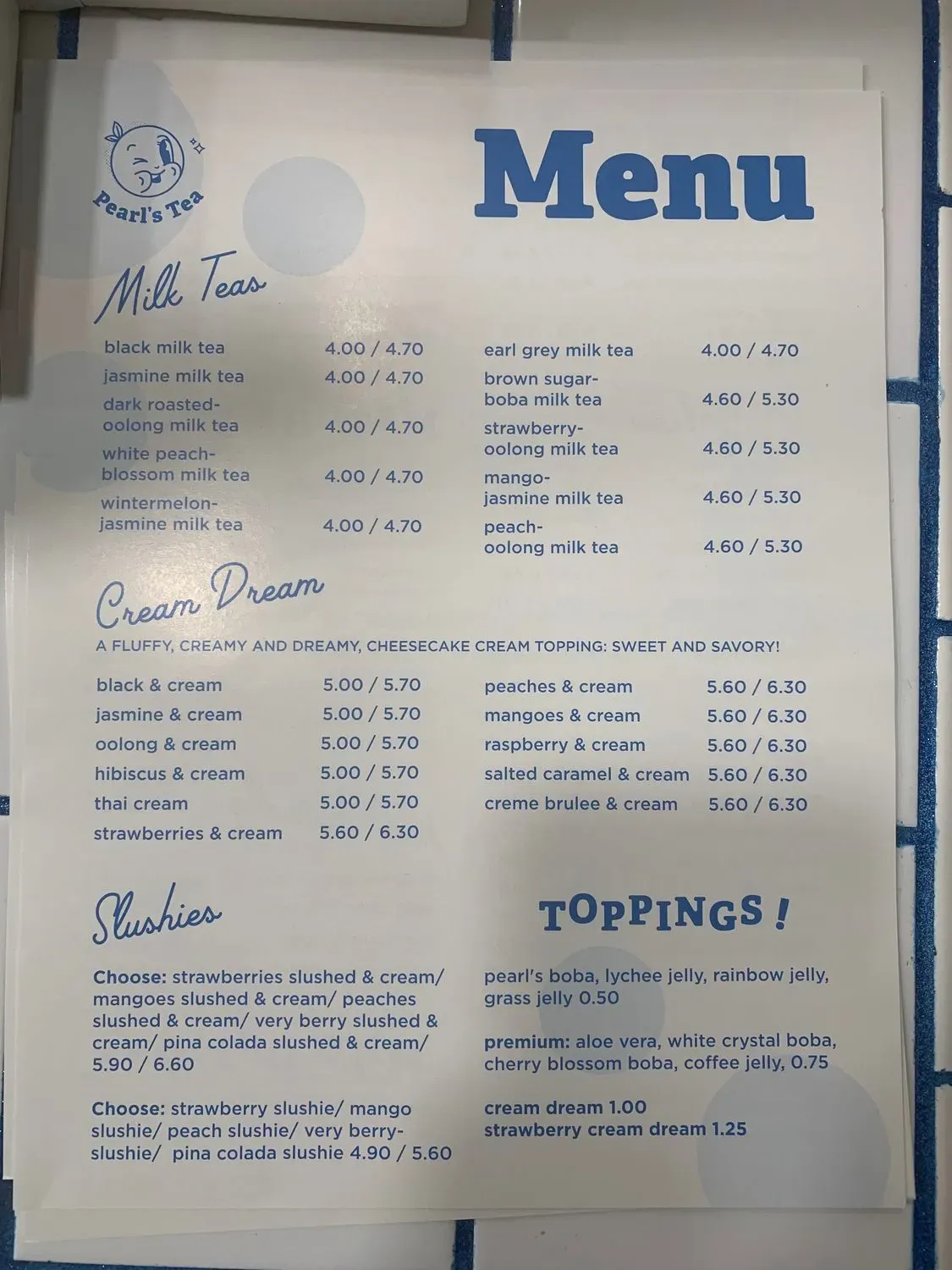 Menu 5