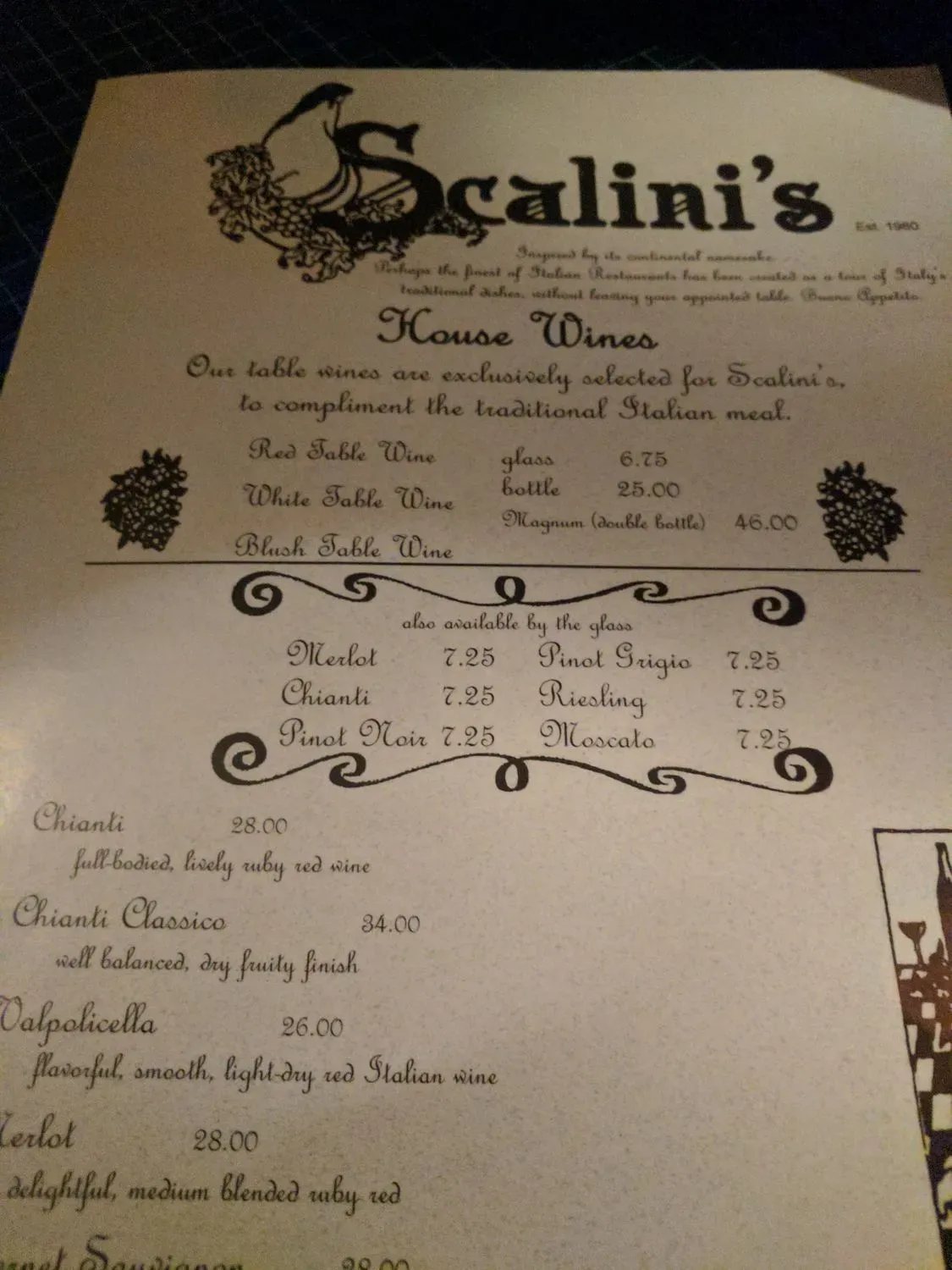 Menu 5