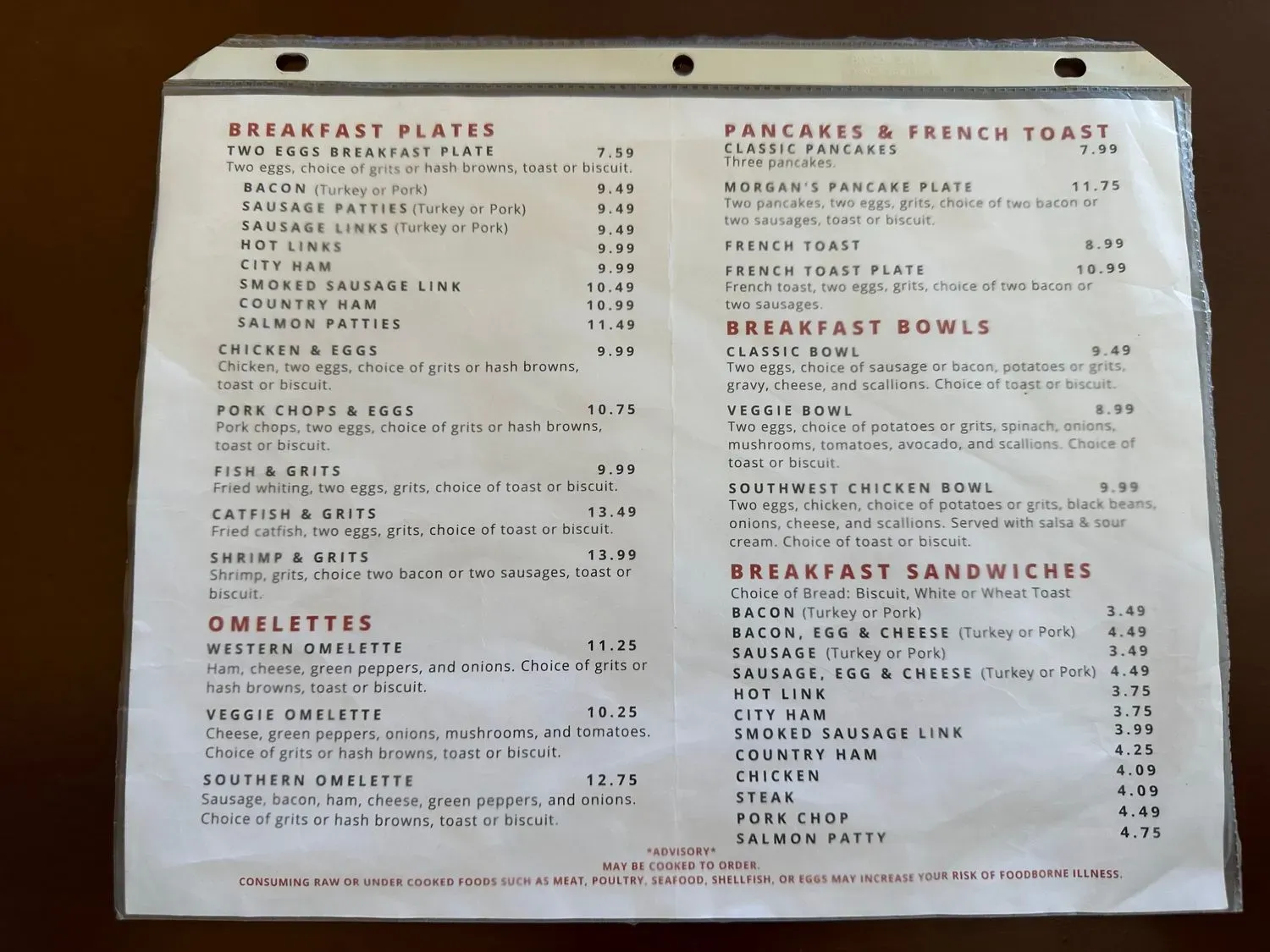 Menu 4