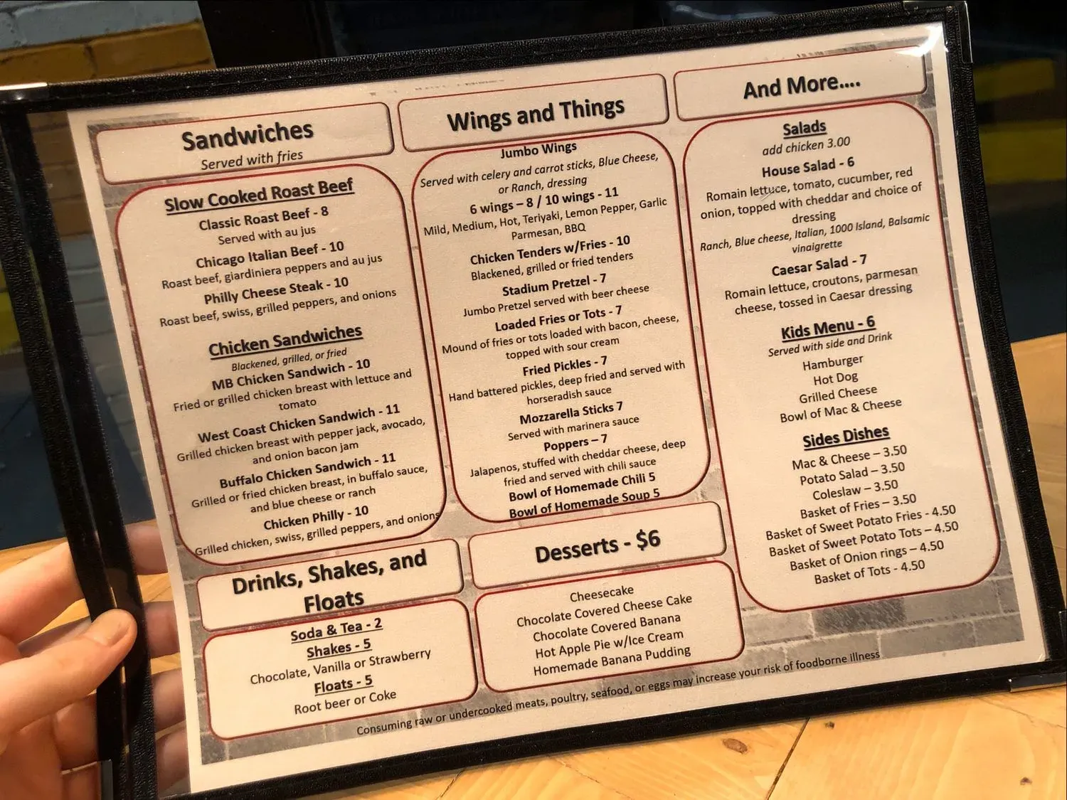 Menu 4