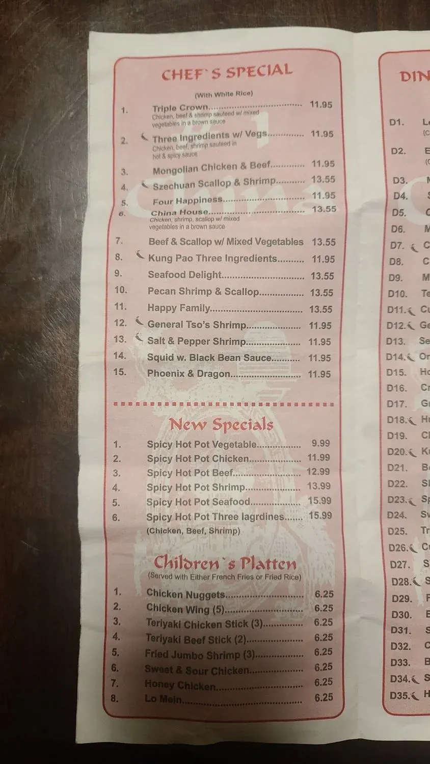 Menu 3