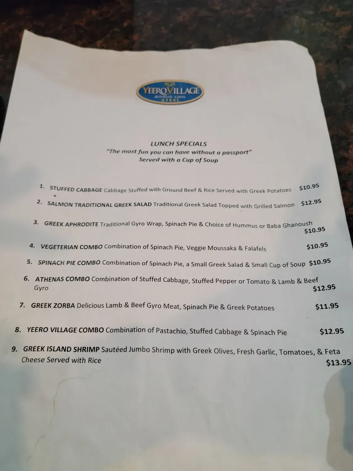 Menu 2