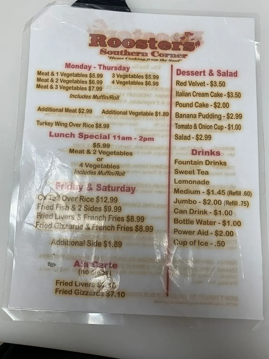 Menu 4