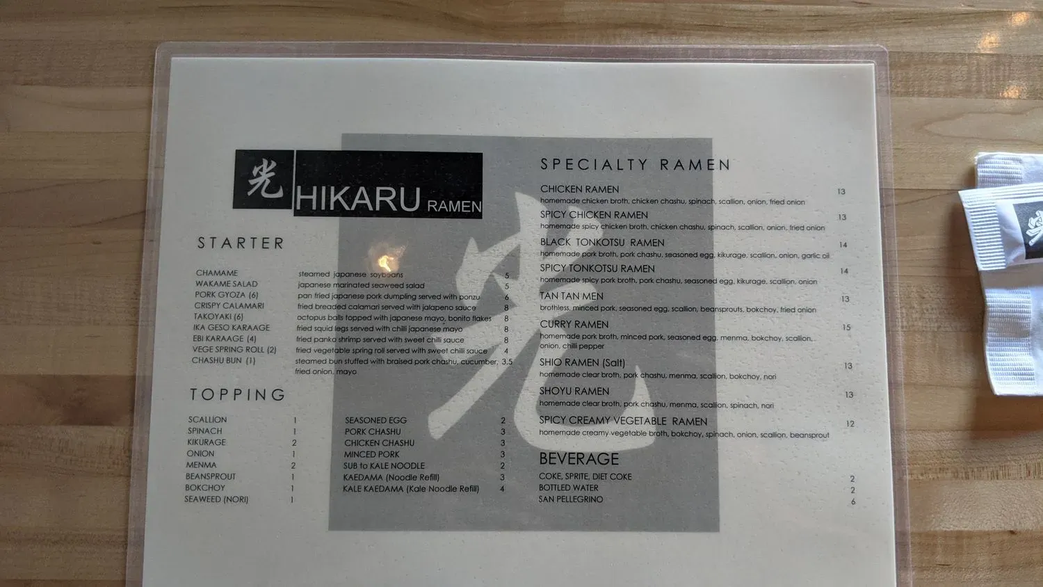 Menu 3