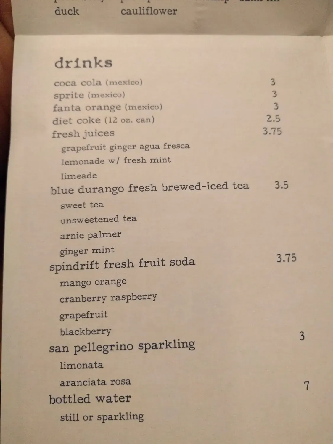 Menu 3