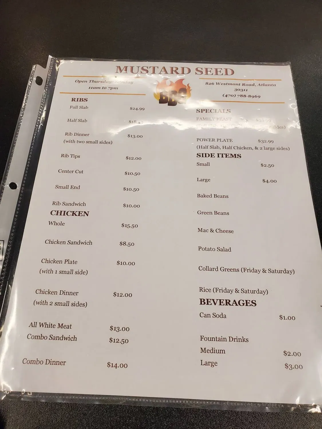 Menu 2