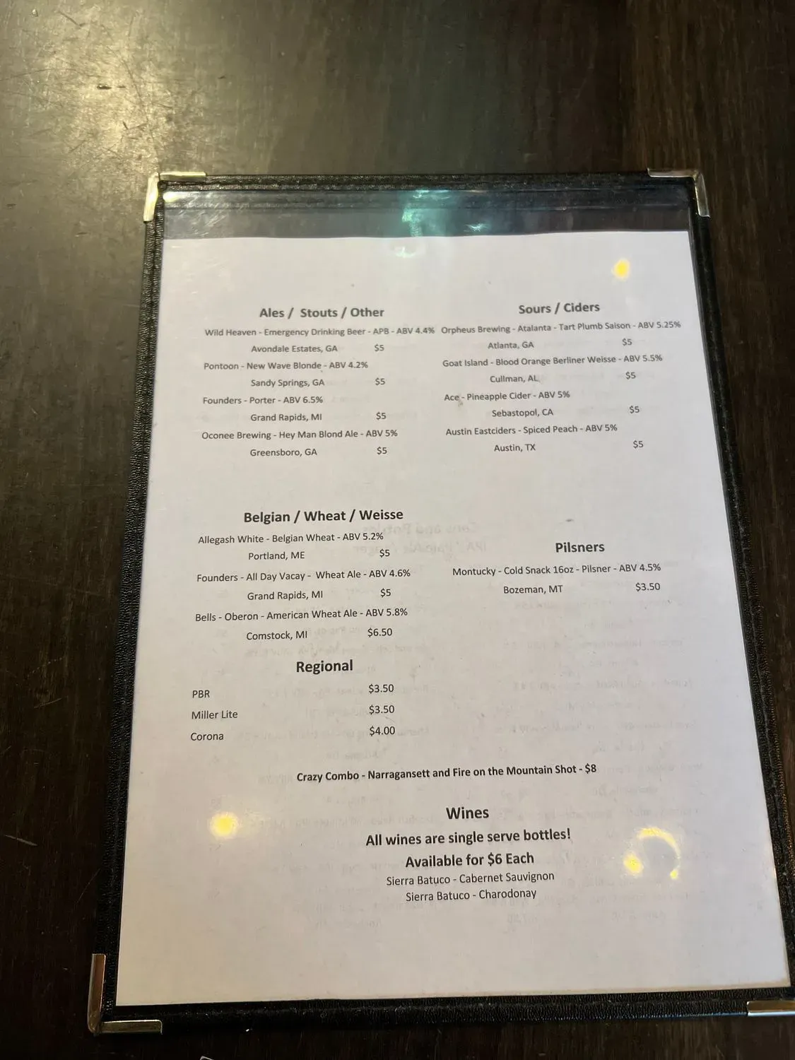 Menu 2