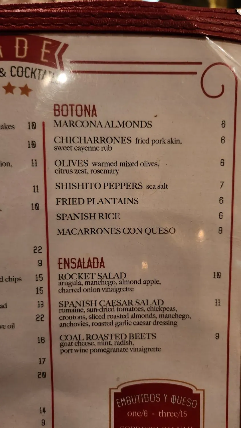 Menu 6