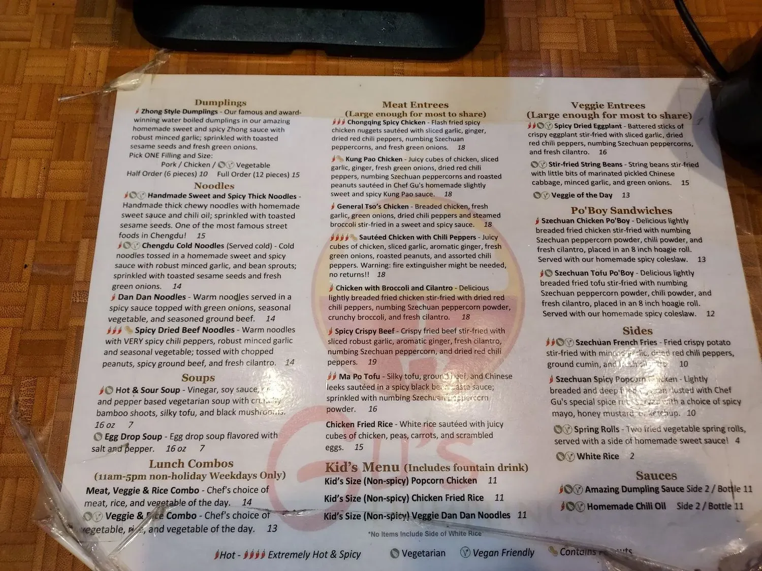 Menu 3