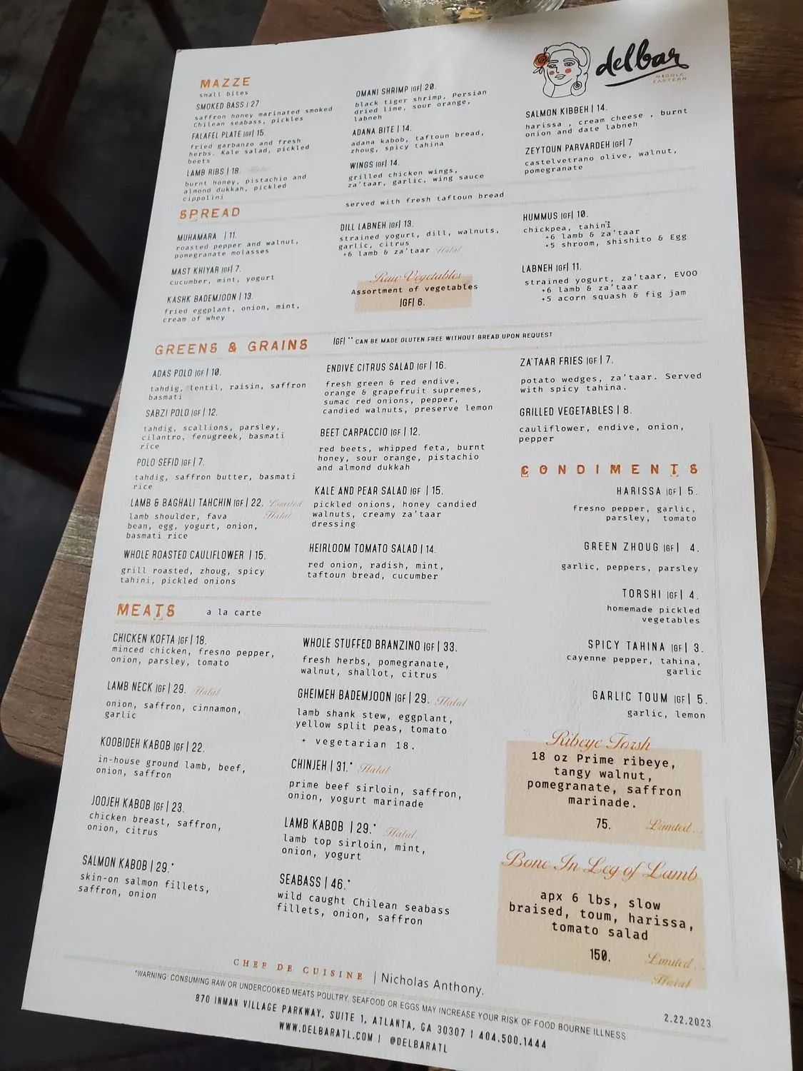 Menu 4