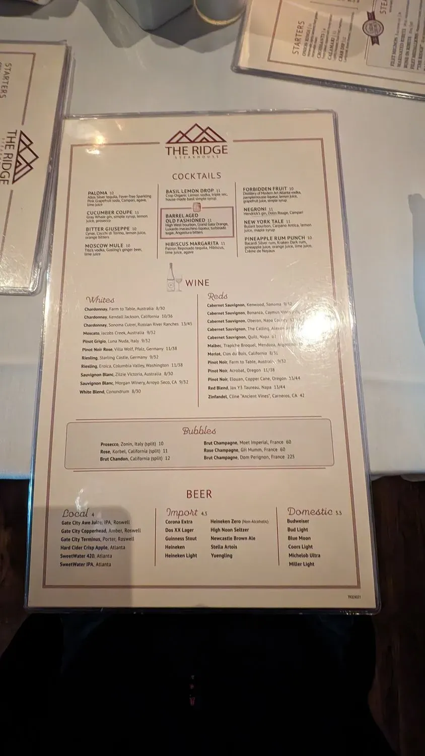 Menu 5