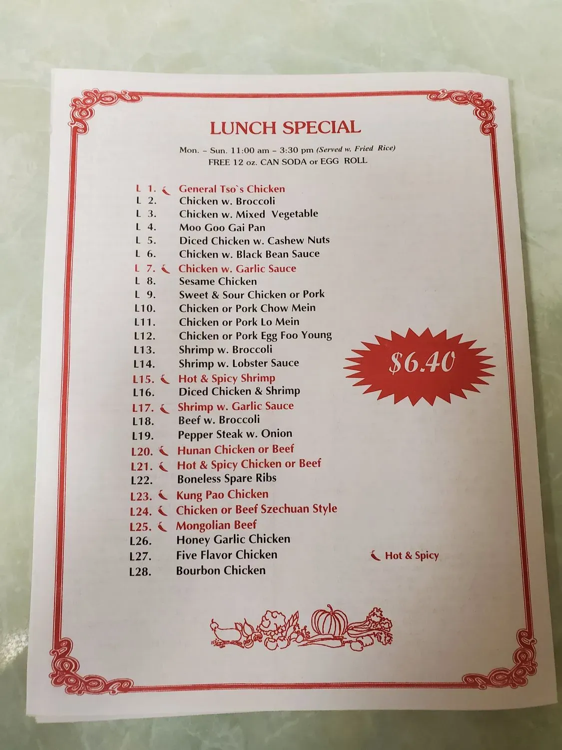 Menu 3