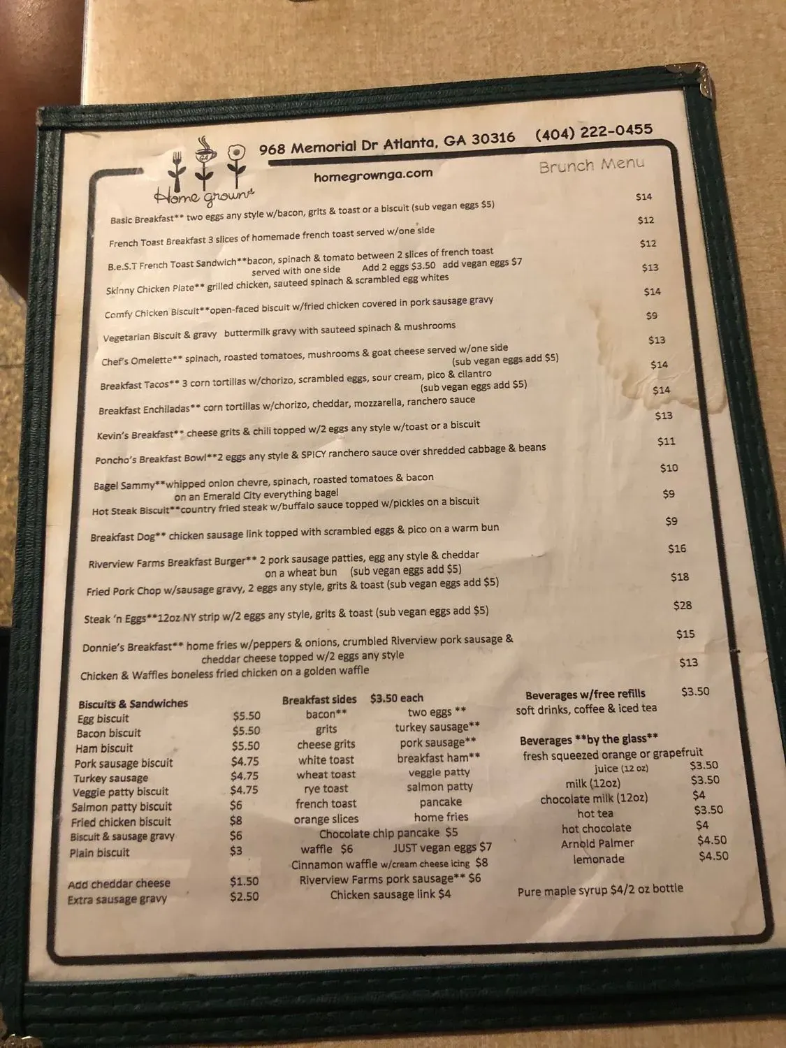 Menu 6