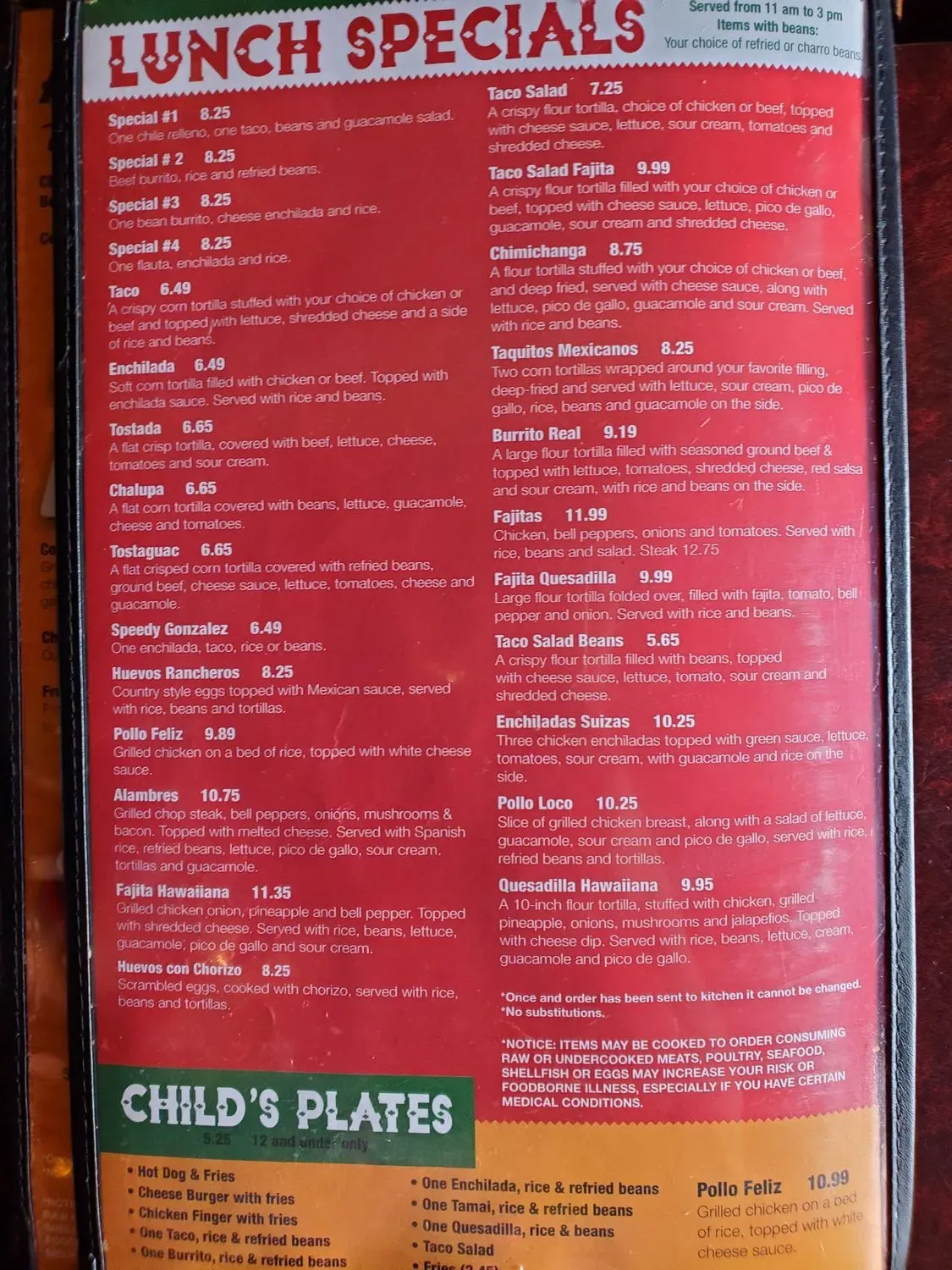 Menu 6