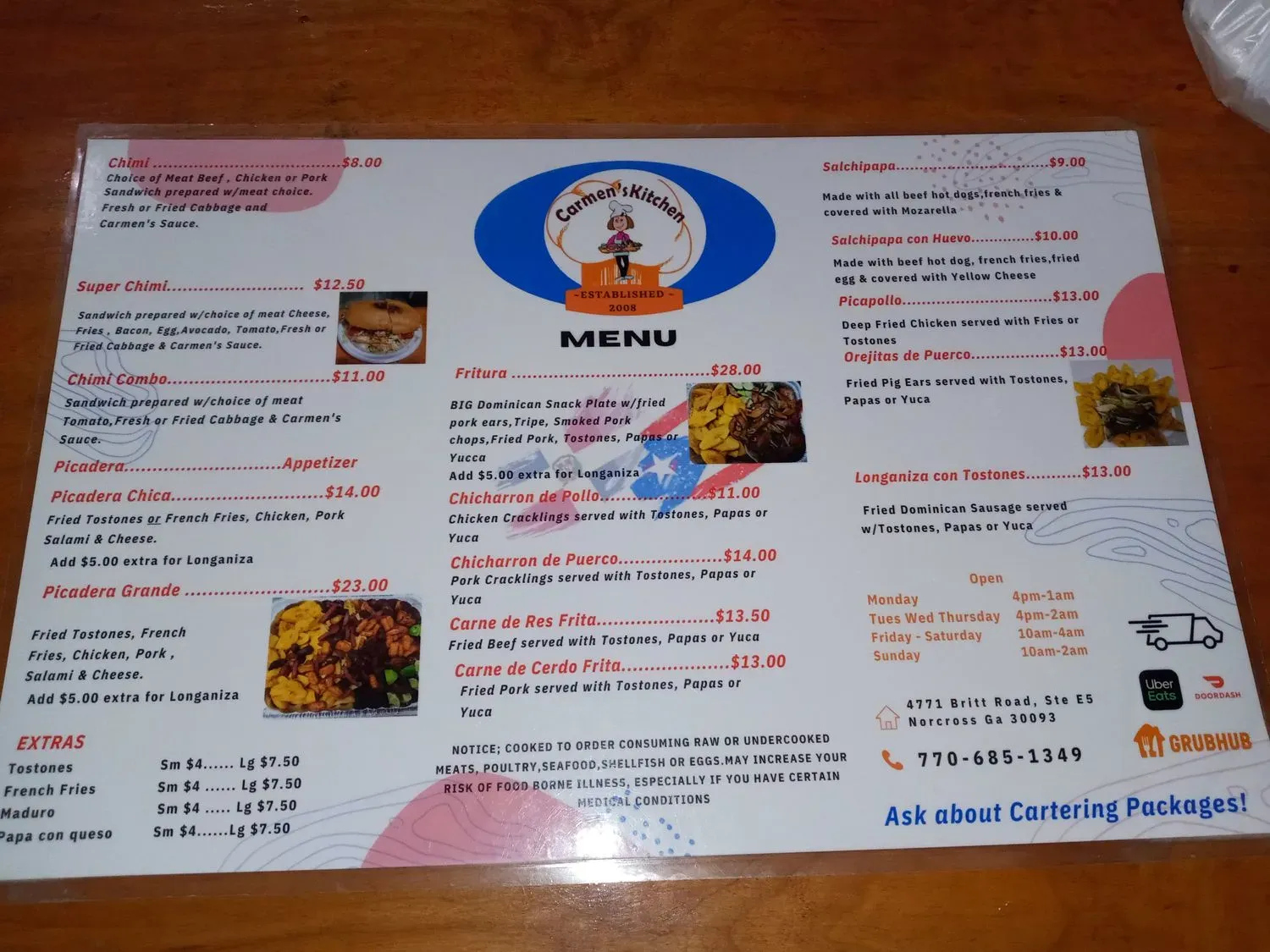 Menu 2