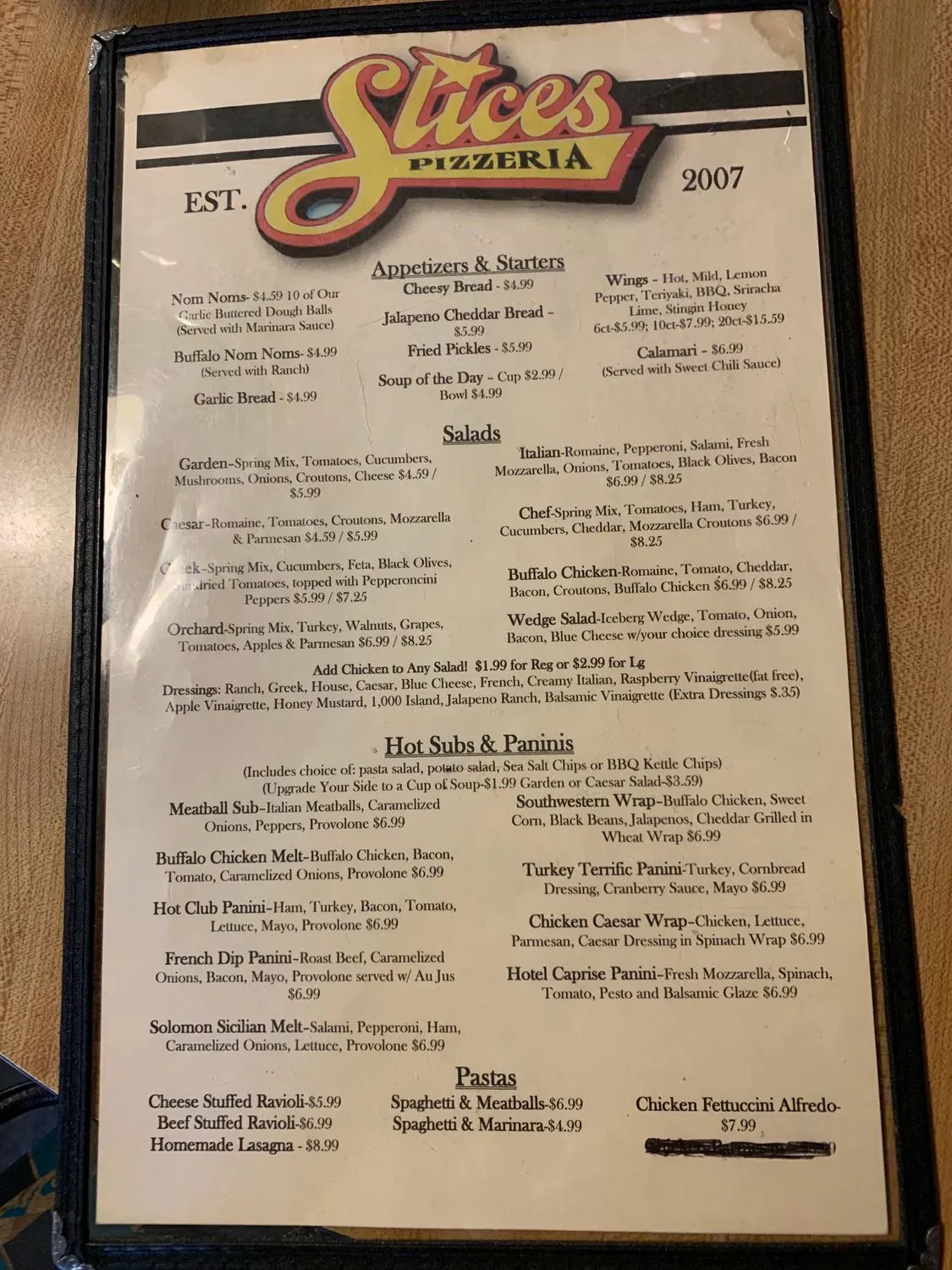 Menu 2