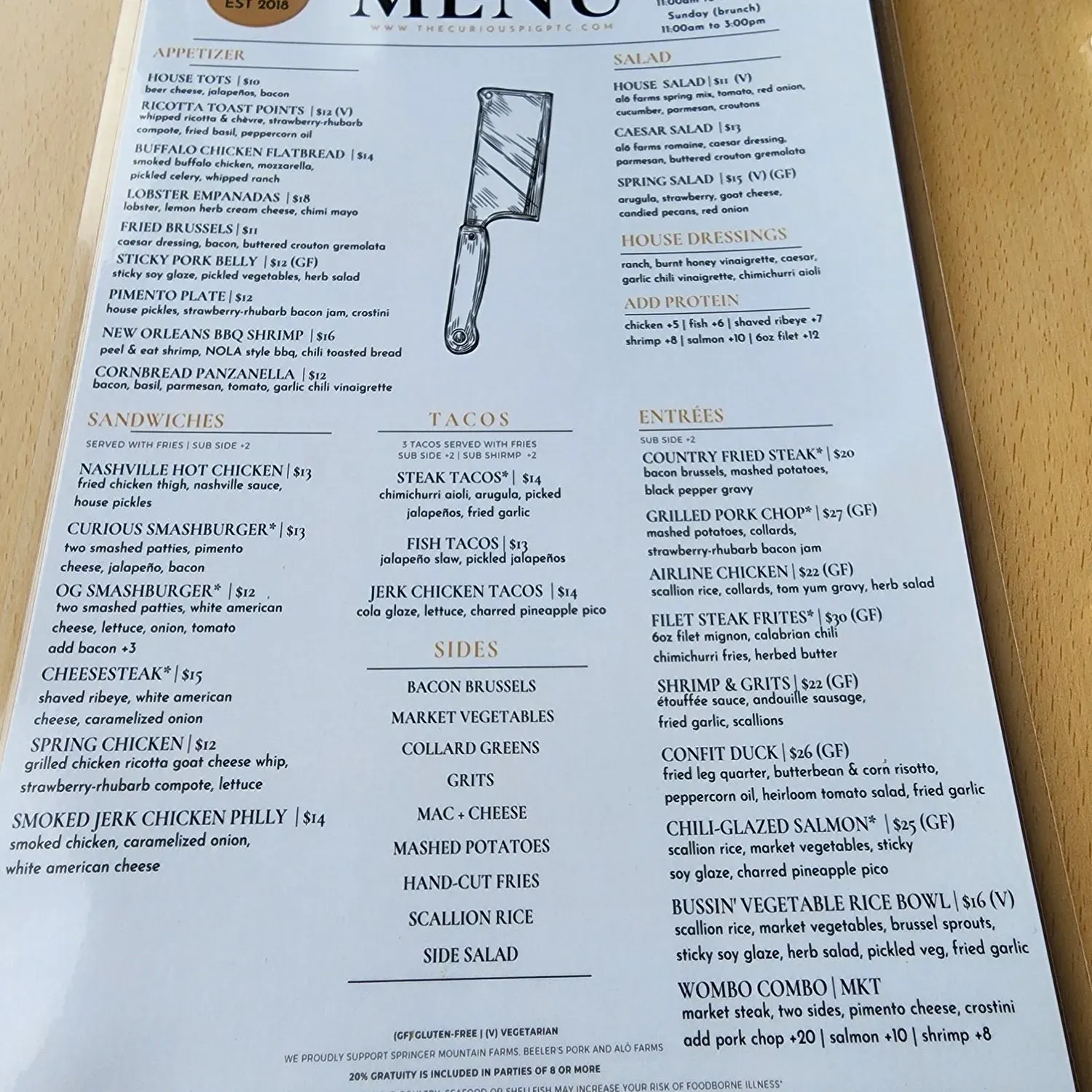 Menu 5