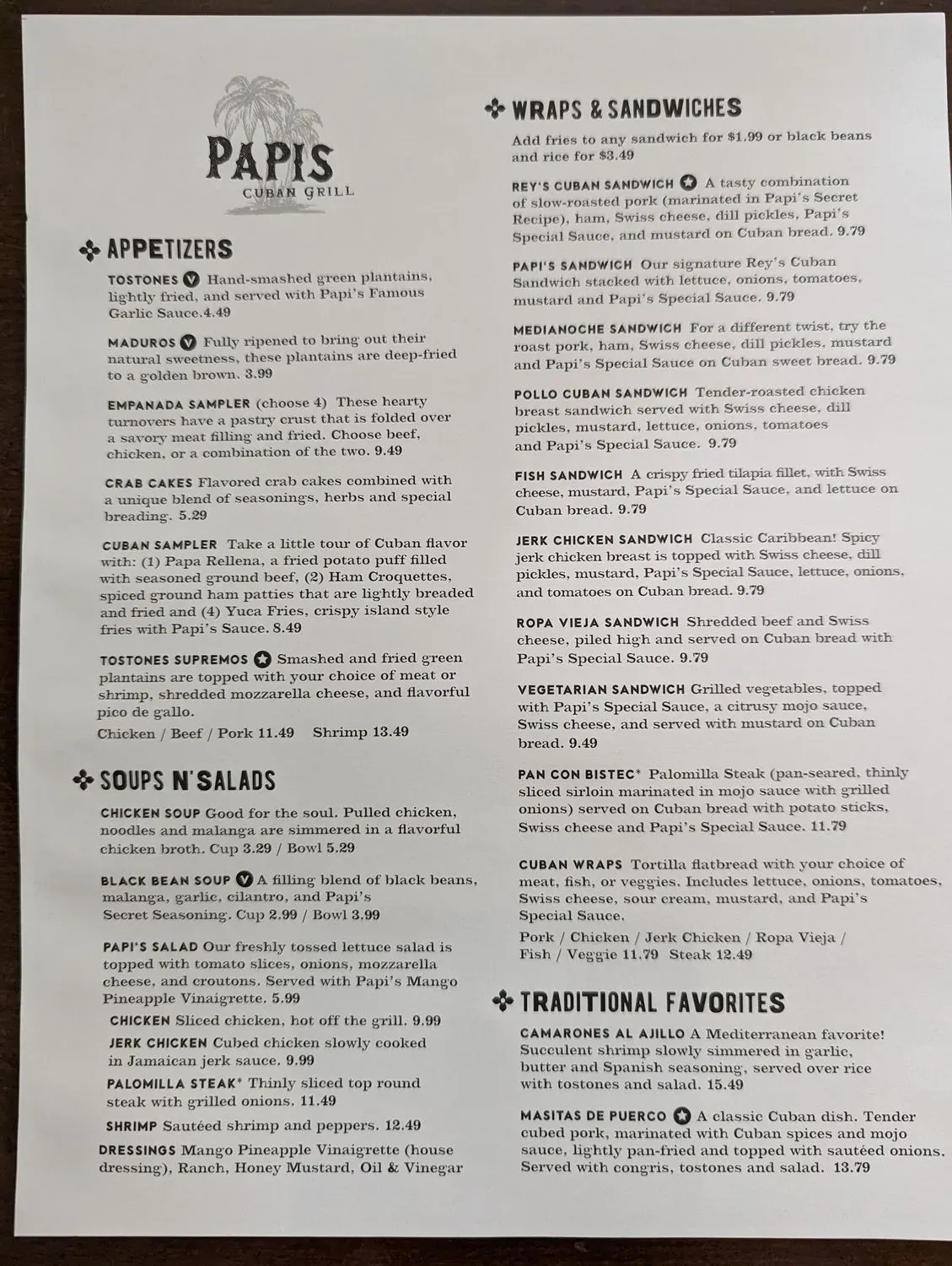 Menu 2