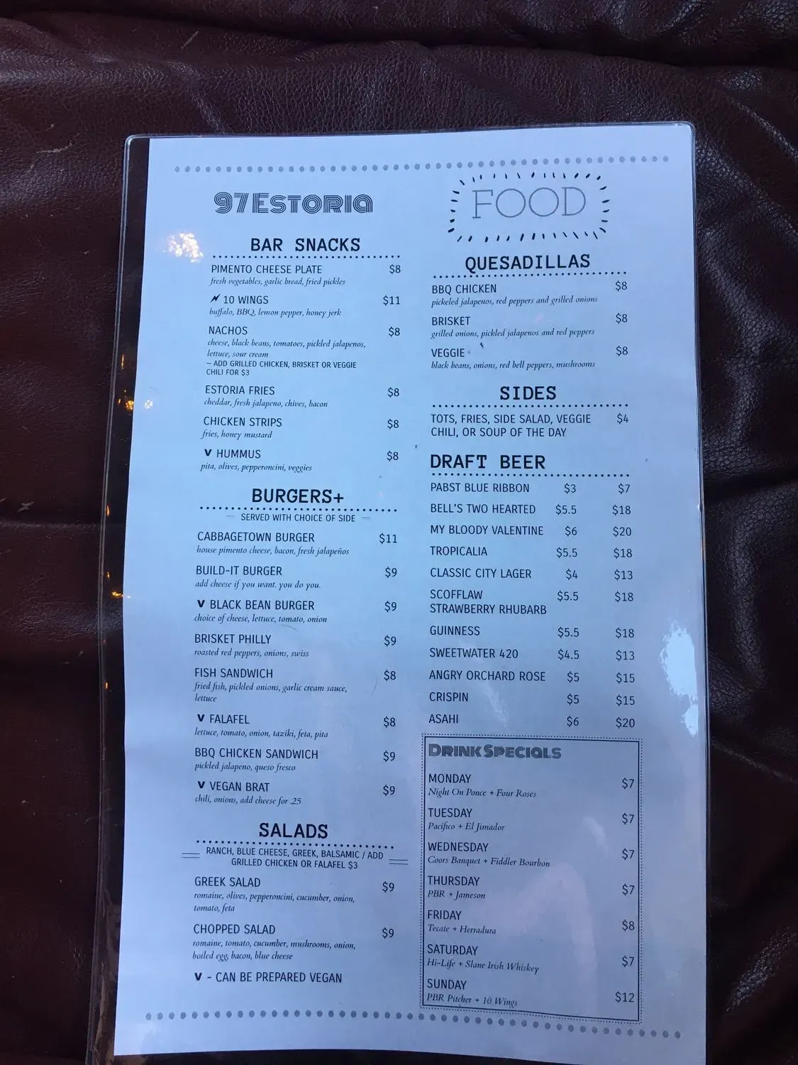 Menu 5