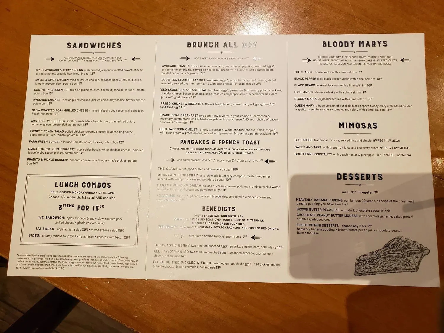 Menu 4