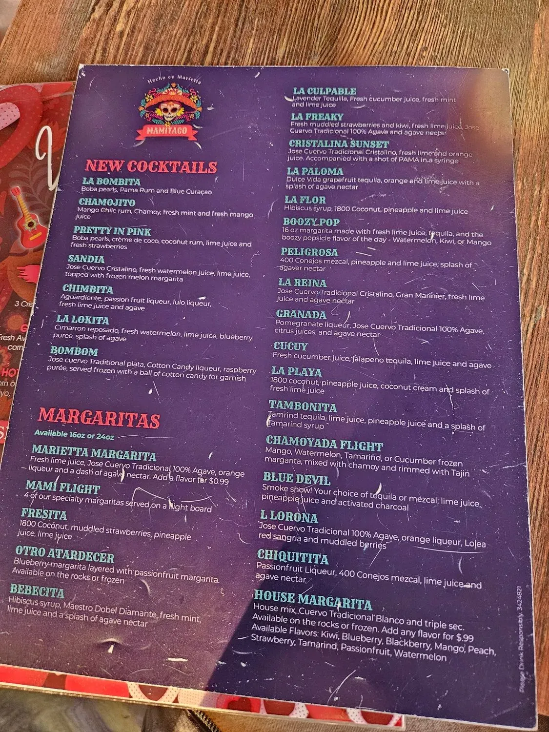 Menu 5