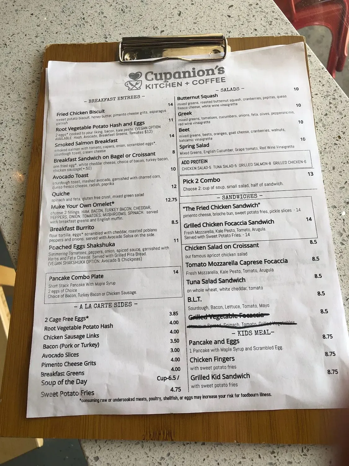 Menu 4