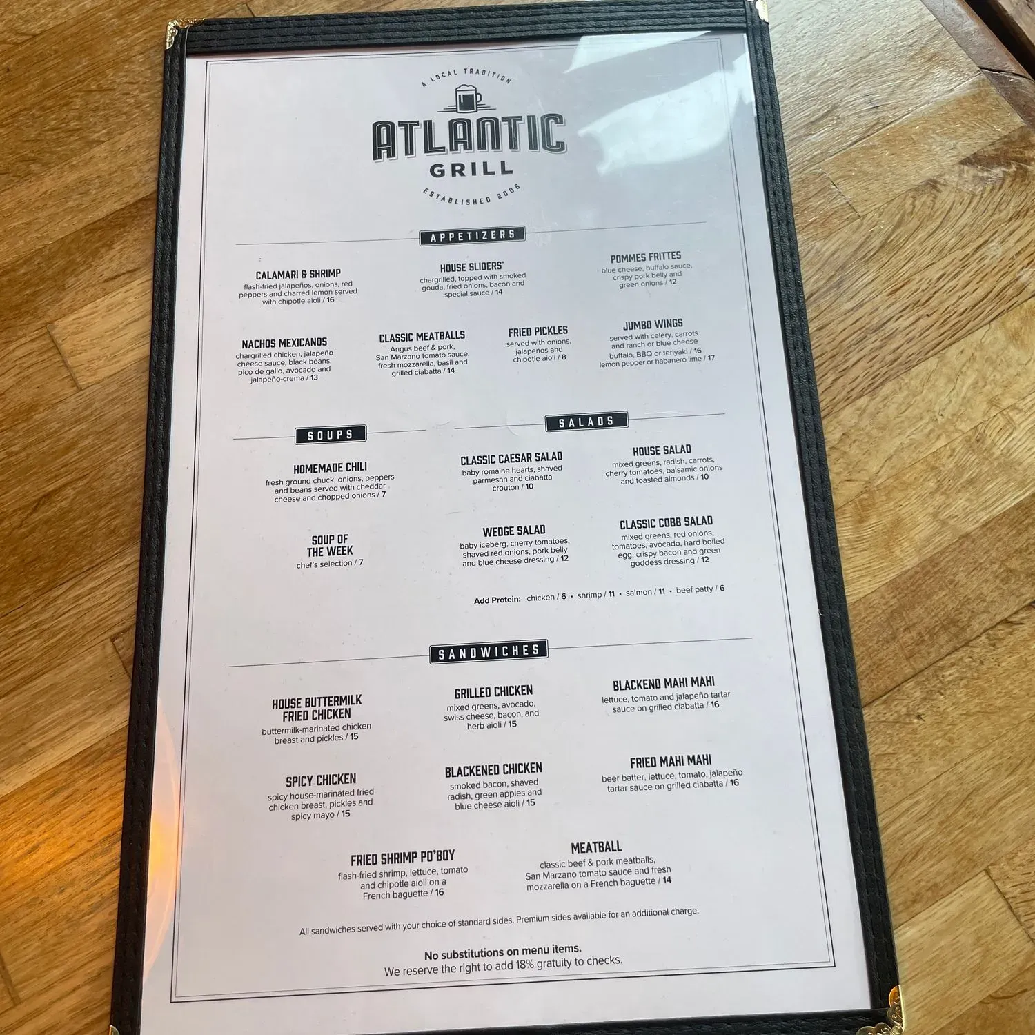 Menu 3