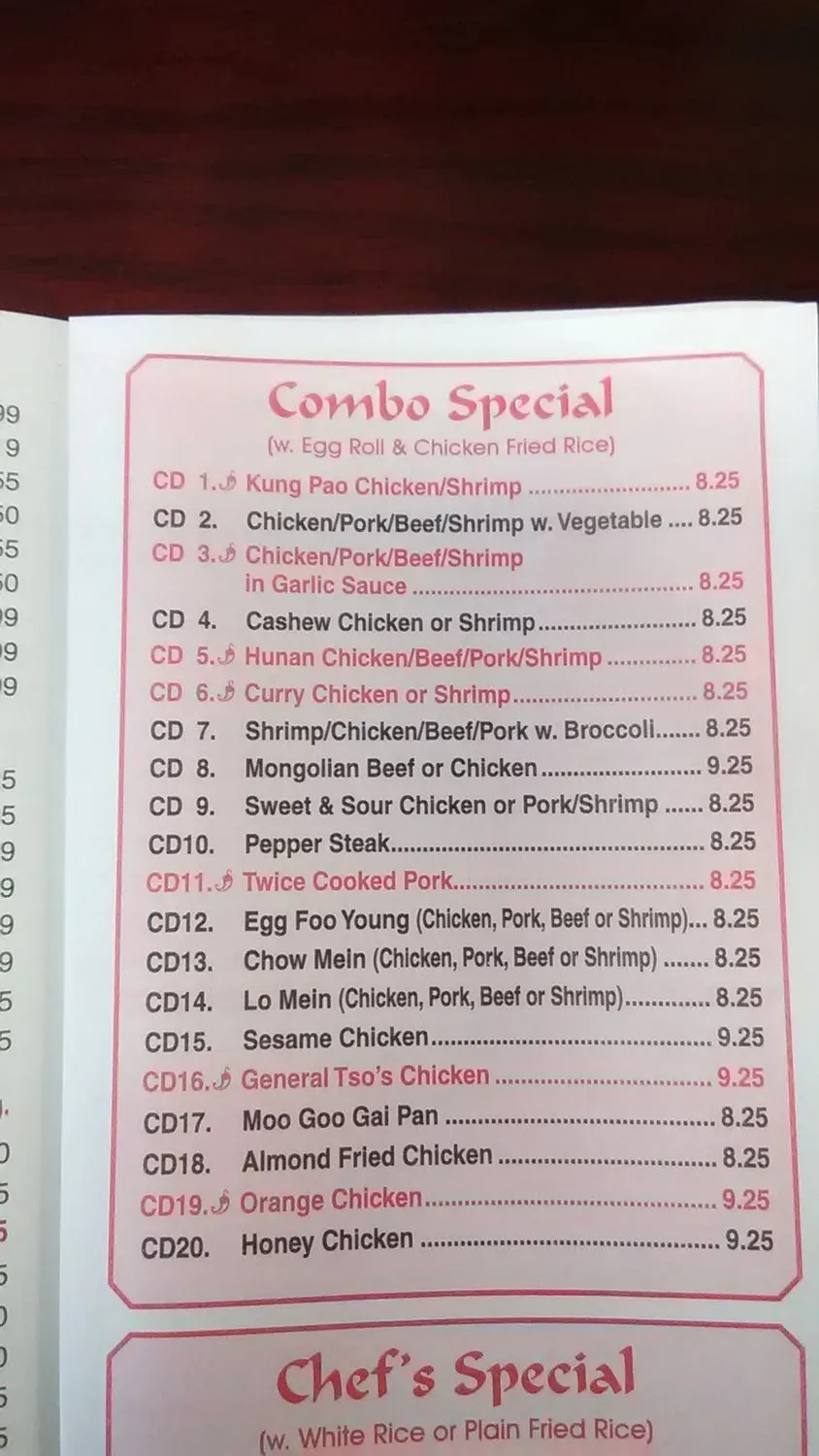 Menu 4