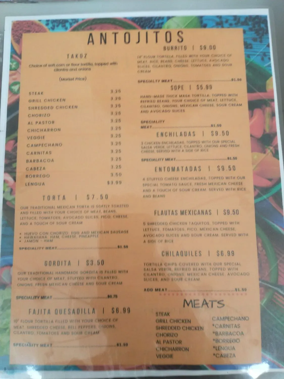 Menu 5