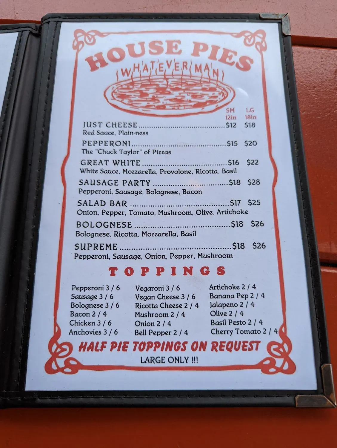 Menu 5